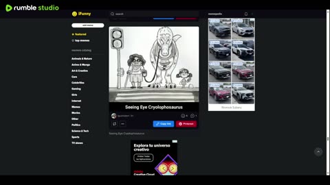 first time streaming on rumble