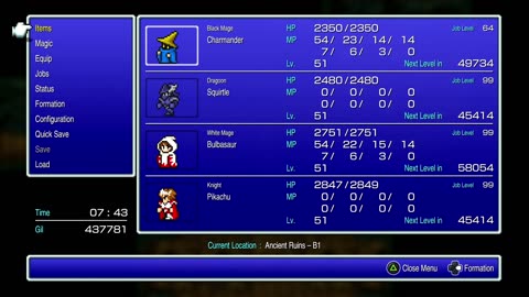 Let's Play Final Fantasy 3 Pixel Remaster (PS4 on PS5) Part 3
