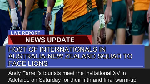 Host of Internationals in Australianew Zealand Sq