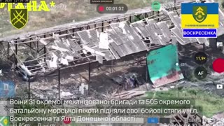 🚩⚔️ Ukraine Russia War | Ukrainian 31st Brigade & 505th Marine Battalion Raise Flags After Co… | RCF