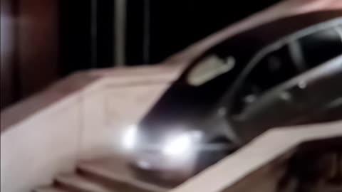 80 yr old takes wrong turn...ends up driving down Rome Spanish steps