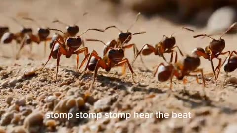 A LOVELY MATCHING PASS BY ANTS