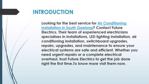 Future Electrics-The best LED Lighting Installation in South Geelong.