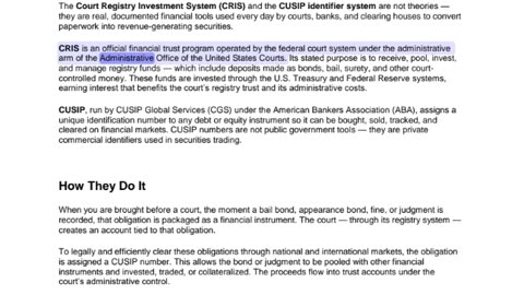 Foreign-Controlled BAR Association Overlay