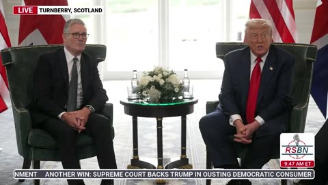 WATCH: President Trump Holds a Bilateral Meeting with UK Prime Minister Keir Starmer - 7/28/25