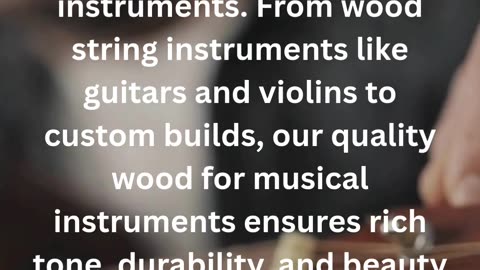 By Instrument – Premium Woods for Musical Creations
