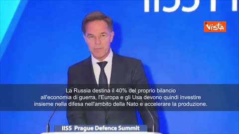 NOTIZIE DAL MONDO Rutte(NATO):Russia e Cina investono in eserciti per spostare ordine globale e minare libertà,perchè i Paesi membri della NATO non hanno appena approvato l'aumento delle spese militari al 5% del PIL per mantenerlo?