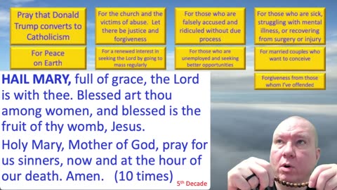 Mary's Daily Live Holy Rosary Prayer at 8:00 p.m. EDT 09/15/2025