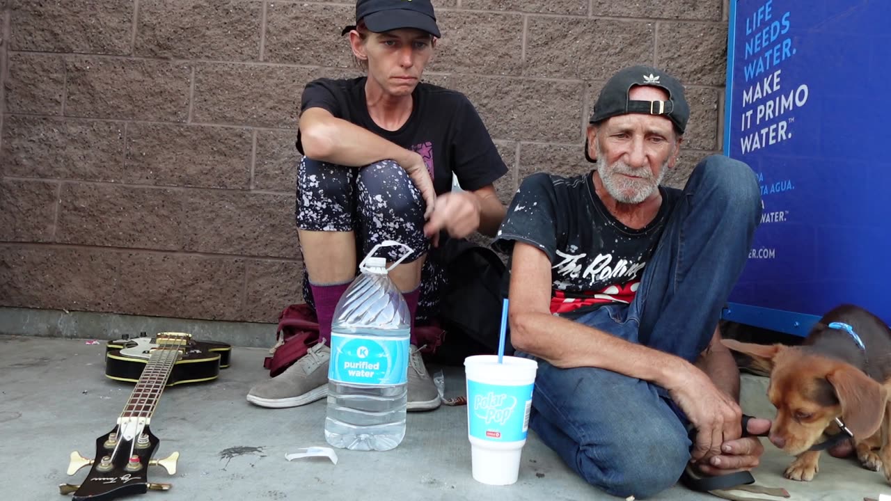 Partners Steve 63 and Robbie 28- Homeless for 9 years- We've been beat down, robbed and mugged