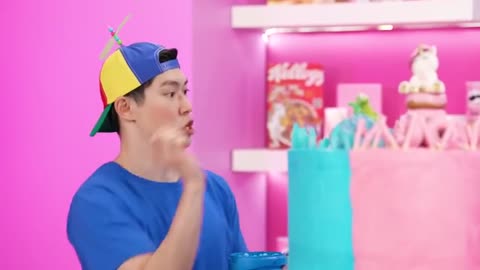 Pink VS Blue Cake Decorating Challenge Funny Situations and Fails by Multi DO Challenge_part1