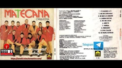MATECAÑA - SALVAJE Y SENTIMENTAL (1995)(FULL ALBUM)