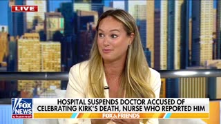 New Jersey nurse Lexi Kuenzle, suspended for reporting a Doctor cheering Charlie Kirk’s death
