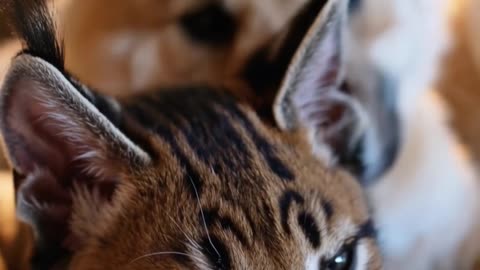 Caracal Kitten & Shiba Inu Puppy – Cuteness Overload