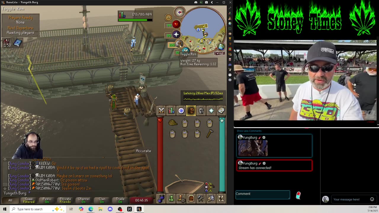 Burg's Lounge.. Scape n' Chill 7-14 #Live #Cannabis #420 #OSRS