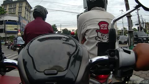 "Sunset Ride Diaries: Evening Motorbike Chill and City Views"