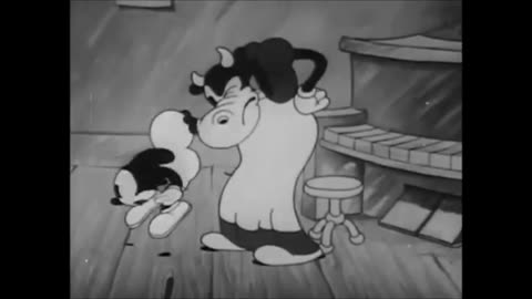 Oswald the Lucky Rabbit: Country School spanking
