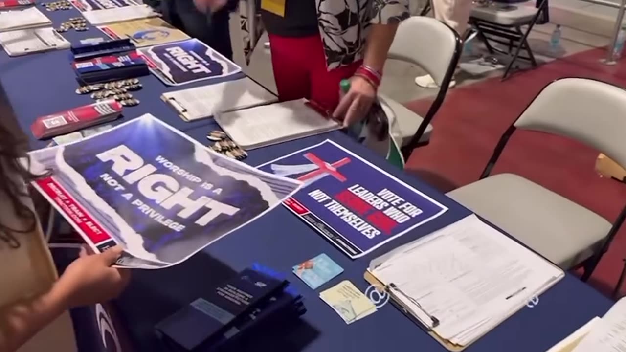 People registered to vote at charlie kirk funeral