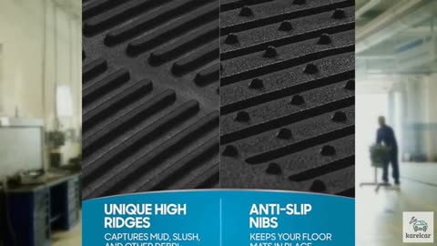 BDK Floor Mats, 4-Piece All-Weather Car Mat with Universal Fit Design, Durable R