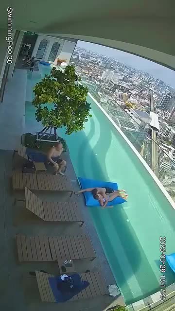 CCTV footage from the recent earthquake in Myanmar/Thailand