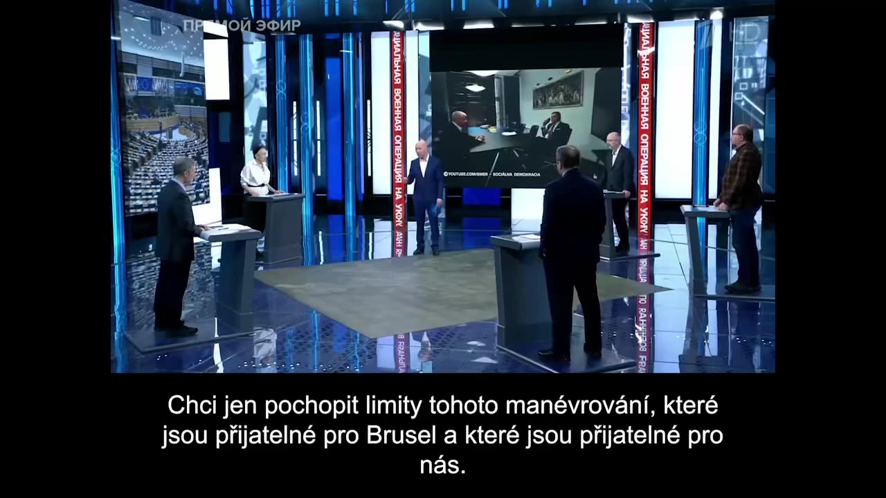 Slovenský europoslanec Luboš Blaha, rozhovor pro ruský TV Pjervij kanál, září 2025, Tirulky CZ