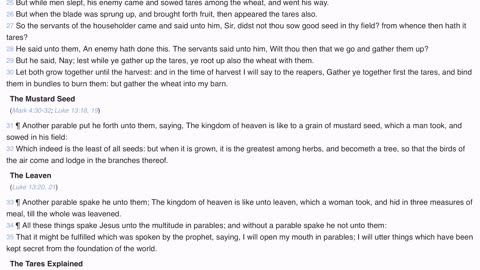 Rightly dividing the word of truth concerning the harvest