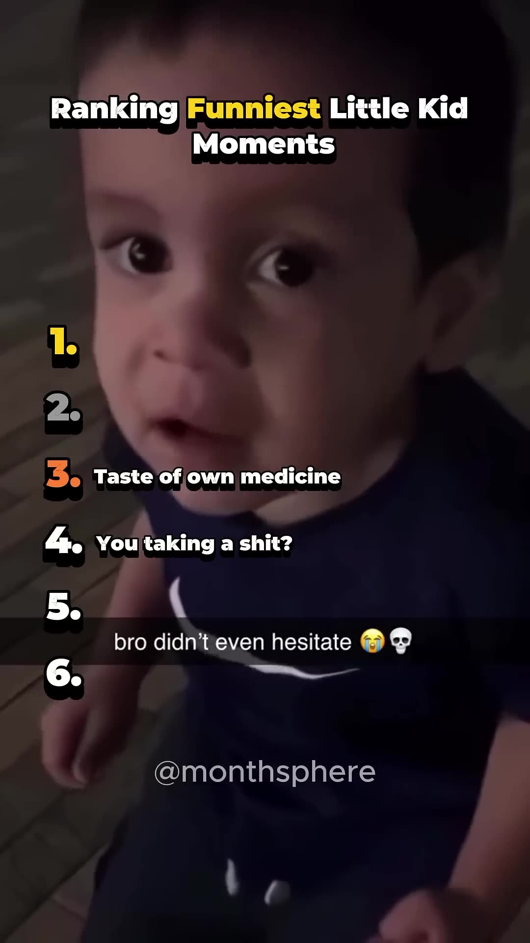 Ranking Funniest Little Kid Moments