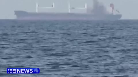 Houthi rebels blow up cargo ship in Red Sea |