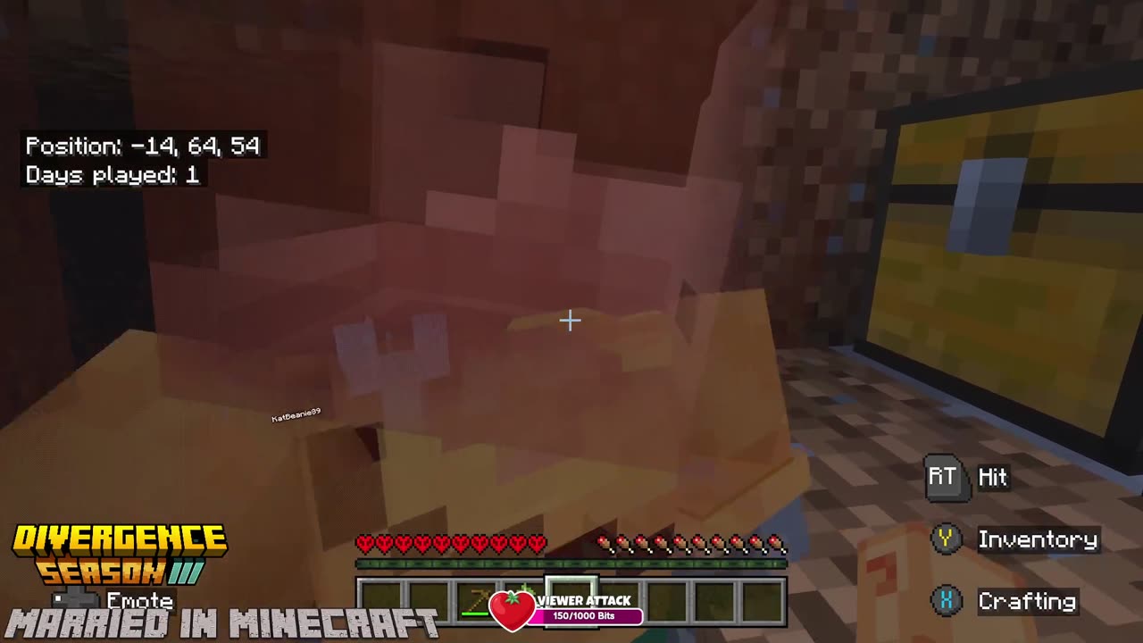 Hardcore Attempt, DV3 #MiM #MarriedNMinecraft #Minecraft #XBox