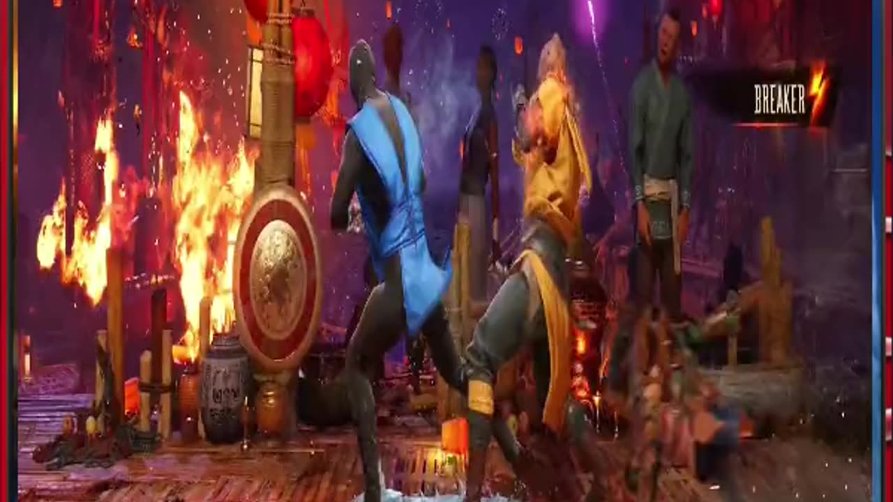 MK1 1995 Sub-Zero vs Baraka