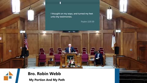 Pastor Robin Webb // My Portion And My Path