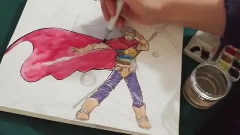 Speed Drawing 30 (Magus, Chrono Trigger)