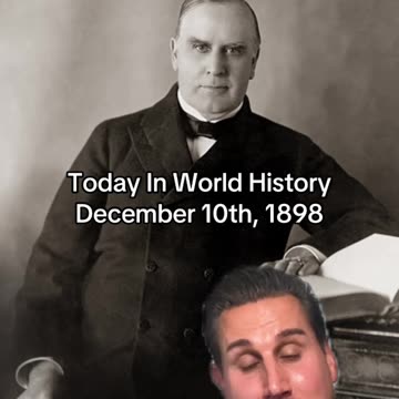 THE HISTORIC MOMENT OF DECEMBER 10th, 1898