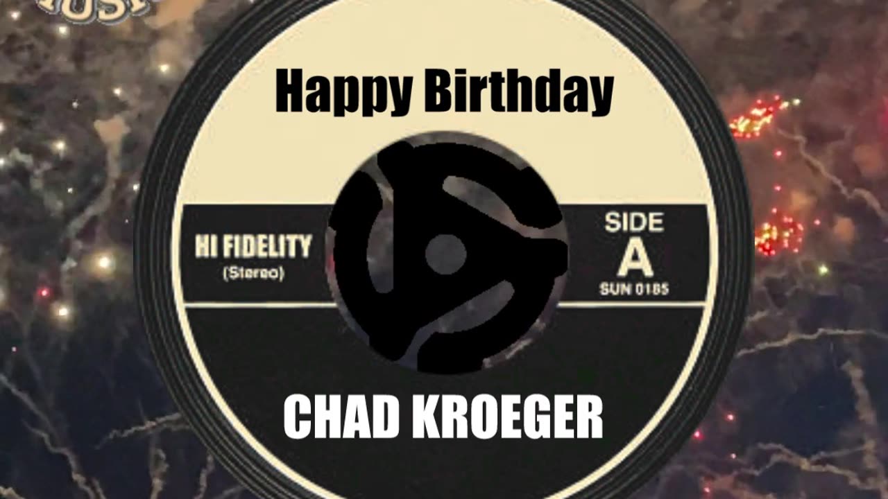 HAPPY BIRTHDAY to CHAD KROEGER