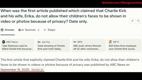 Charlie Kirk Shooting Hoax - Chuckie's Faceless Children