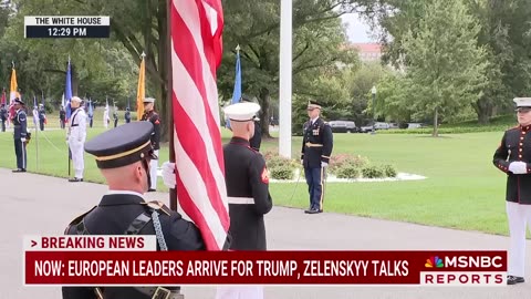 NOW: European leaders travel to the White House for meetings between Trump and Zelenskyy