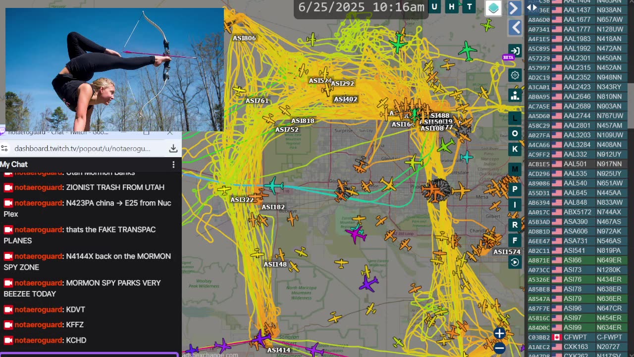 Utahs gang bangn CONTINUES over ARIZONA - June 25th 2025 - no audio -