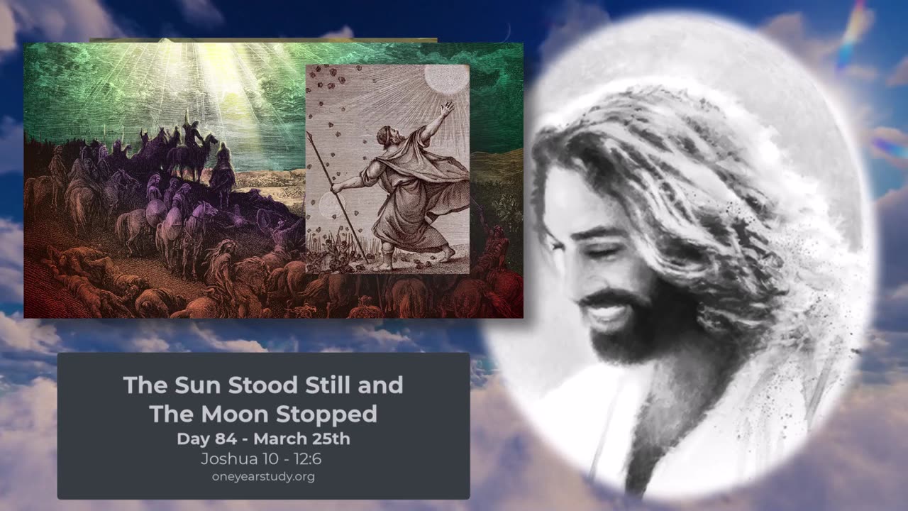 The Day the Sun Stood Still - Joshua - Day 84 - March 25th - One Year Bible