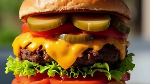 It's a triple burger that won't make your stomach crumble.