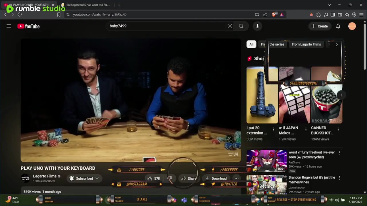 Random stream
