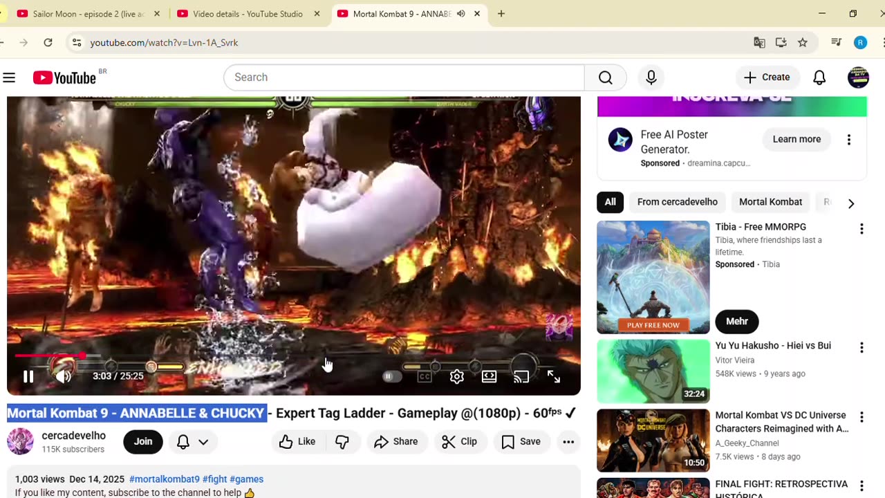 Mortal Kombat 9 - ANNABELLE & CHUCKY