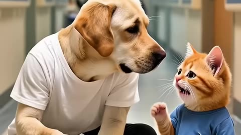 The arrangement of fate🙏🏻#catvideos #aivideo #cat #foryou #fyp
