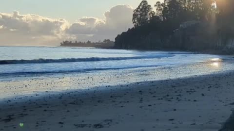 Fun Beach Day Sunset
