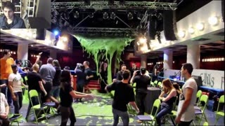 The Large Green Slime Spill At A Concert Venue Fake Funny Parody Video