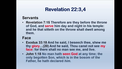 Bible Teaching: Revelation 22 Conclusion