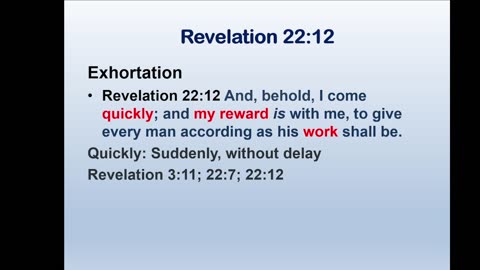 Bible Teaching: Revelation 22 Conclusion