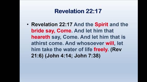 Bible Teaching: Revelation 22 Conclusion