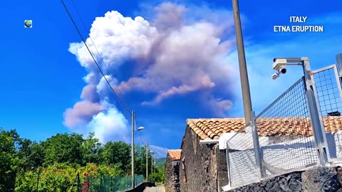 Ça a commencé ! Éruption de l'Etna en Italie