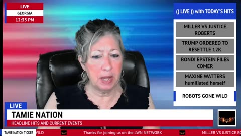 ((LIVE)) MILLER VS JUSTICE ROBERTS BONDI EPSTEIN FILES COMER ROBOTS GONE WILD