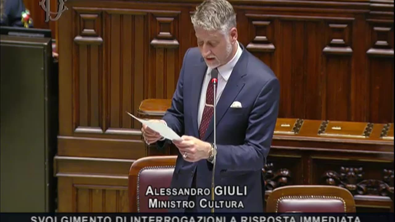 🔴 On. Candiani al Min. Giuli sulla necessità di riduzione dell' IVA sulla cessione di opere d'arte.