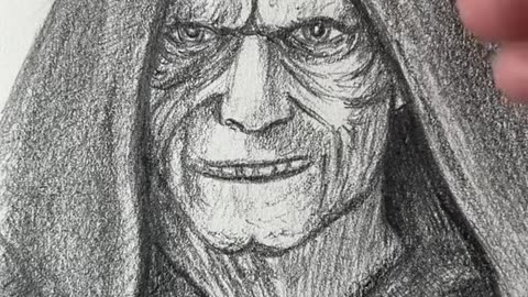 How to draw Darth Sidious! Who should I draw next? #artistsoftiktok #art #drawing #tutorials #darths
